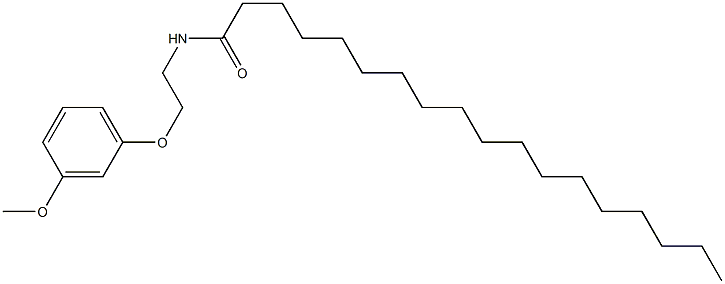 N-[2-(3-methoxyphenoxy)ethyl]octadecanamide Struktur