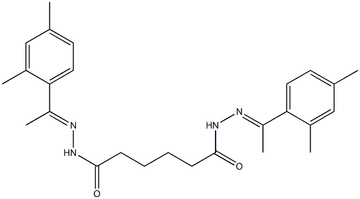 N,N'-bis[(E)-1-(2,4-dimethylphenyl)ethylideneamino]hexanediamide