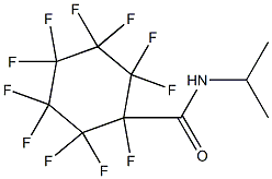 1,2,2,3,3,4,4,5,5,6,6-undecafluoro-N-propan-2-ylcyclohexane-1-carboxamide Struktur