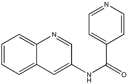 N-quinolin-3-ylpyridine-4-carboxamide Structure