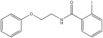 2-iodo-N-(2-phenoxyethyl)benzamide Struktur