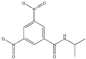 3,5-dinitro-N-propan-2-ylbenzamide Struktur