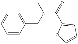 N-benzyl-N-methylfuran-2-carboxamide Struktur