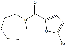 azepan-1-yl-(5-bromofuran-2-yl)methanone Struktur