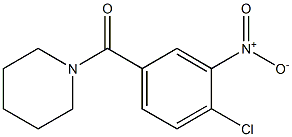 (4-chloro-3-nitrophenyl)-piperidin-1-ylmethanone Struktur