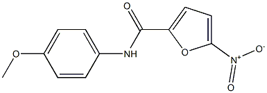 N-(4-methoxyphenyl)-5-nitrofuran-2-carboxamide Struktur