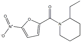 (2-ethylpiperidin-1-yl)-(5-nitrofuran-2-yl)methanone Struktur