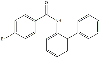 4-bromo-N-(2-phenylphenyl)benzamide Struktur