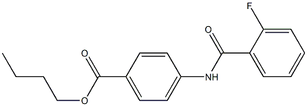 butyl 4-[(2-fluorobenzoyl)amino]benzoate