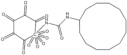 1-cyclododecyl-3-(4-decoxyphenyl)urea Struktur