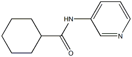 N-pyridin-3-ylcyclohexanecarboxamide Struktur