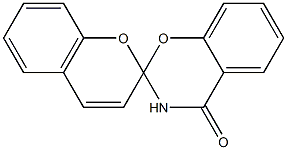 spiro[3H-1,3-benzoxazine-2,2'-chromene]-4-one Struktur