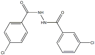 3-chloro-N'-(4-chlorobenzoyl)benzohydrazide Struktur