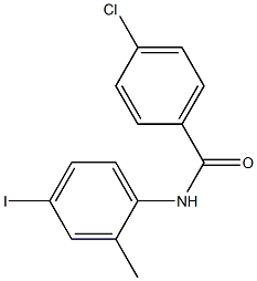 4-chloro-N-(4-iodo-2-methylphenyl)benzamide Struktur