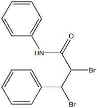 2,3-dibromo-N,3-diphenylpropanamide Struktur