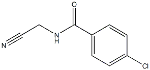 4-chloro-N-(cyanomethyl)benzamide Struktur