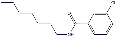 3-chloro-N-heptylbenzamide Struktur