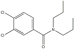 3,4-dichloro-N,N-dipropylbenzamide Struktur