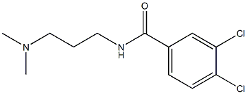 3,4-dichloro-N-[3-(dimethylamino)propyl]benzamide Struktur