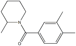 (3,4-dimethylphenyl)-(2-methylpiperidin-1-yl)methanone Struktur