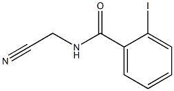 N-(cyanomethyl)-2-iodobenzamide Struktur