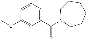 azepan-1-yl-(3-methoxyphenyl)methanone Struktur