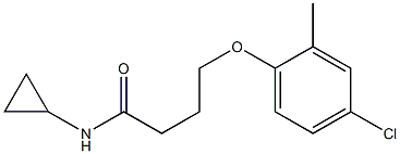 4-(4-chloro-2-methylphenoxy)-N-cyclopropylbutanamide