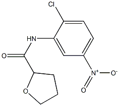 N-(2-chloro-5-nitrophenyl)oxolane-2-carboxamide Struktur