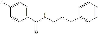 4-fluoro-N-(3-phenylpropyl)benzamide Struktur