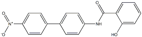 2-hydroxy-N-[4-(4-nitrophenyl)phenyl]benzamide Struktur