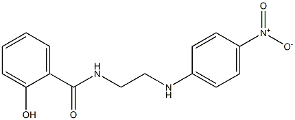 2-hydroxy-N-[2-(4-nitroanilino)ethyl]benzamide Struktur