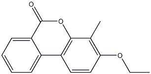 3-ethoxy-4-methylbenzo[c]chromen-6-one Struktur