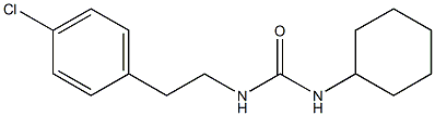 1-[2-(4-chlorophenyl)ethyl]-3-cyclohexylurea Struktur