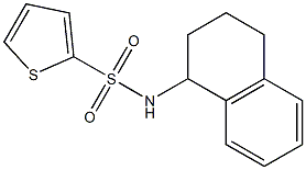 N-(1,2,3,4-tetrahydronaphthalen-1-yl)thiophene-2-sulfonamide Struktur