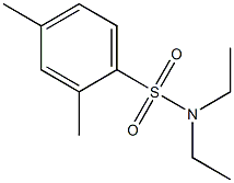 N,N-diethyl-2,4-dimethylbenzenesulfonamide Struktur