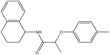 2-(4-methylphenoxy)-N-(1,2,3,4-tetrahydronaphthalen-1-yl)propanamide