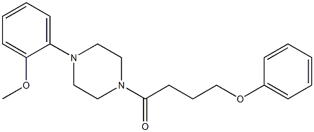 1-[4-(2-methoxyphenyl)piperazin-1-yl]-4-phenoxybutan-1-one Struktur