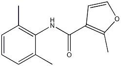 N-(2,6-dimethylphenyl)-2-methylfuran-3-carboxamide Struktur