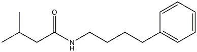 3-methyl-N-(4-phenylbutyl)butanamide Struktur