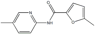 5-methyl-N-(5-methylpyridin-2-yl)furan-2-carboxamide Struktur