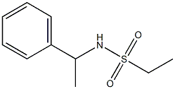 N-(1-phenylethyl)ethanesulfonamide Struktur