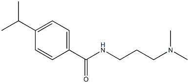 N-[3-(dimethylamino)propyl]-4-propan-2-ylbenzamide Struktur