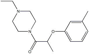 1-(4-ethylpiperazin-1-yl)-2-(3-methylphenoxy)propan-1-one