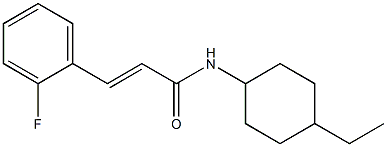 (E)-N-(4-ethylcyclohexyl)-3-(2-fluorophenyl)prop-2-enamide