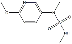 5-(dimethylsulfamoylamino)-2-methoxypyridine Struktur