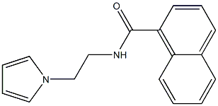 N-(2-pyrrol-1-ylethyl)naphthalene-1-carboxamide Struktur