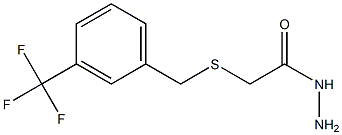 2-[[3-(trifluoromethyl)phenyl]methylsulfanyl]acetohydrazide Struktur