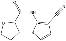 N-(3-cyanothiophen-2-yl)oxolane-2-carboxamide Struktur