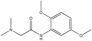 N-(2,5-dimethoxyphenyl)-2-(dimethylamino)acetamide Struktur