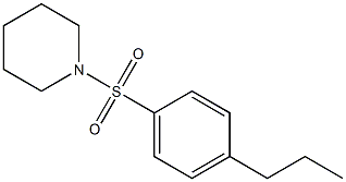 1-(4-propylphenyl)sulfonylpiperidine Struktur